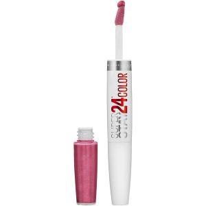 imageMaybelline Super Stay 24 2Step Liquid Lipstick Makeup Long Lasting Highly Pigmented Color with Moisturizing Balm Frozen Rose Mauve Pink 1 Count105 BLUSH ON
