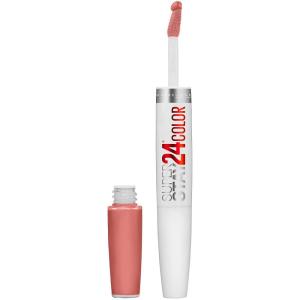 imageMaybelline Super Stay 24 2Step Liquid Lipstick Makeup Long Lasting Highly Pigmented Color with Moisturizing Balm Frozen Rose Mauve Pink 1 Count235 LOADED LATTE