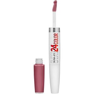 imageMaybelline Super Stay 24 2Step Liquid Lipstick Makeup Long Lasting Highly Pigmented Color with Moisturizing Balm Frozen Rose Mauve Pink 1 Count245 FIRMLY MAUVE