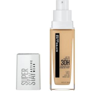 imageMaybelline Super Stay Full Coverage Liquid Foundation Active Wear Makeup Up to 30Hr Wear Transfer Sweat ampamp Water Resistant Matte Finish Warm Nude 1 Count140 LIGHT TAN