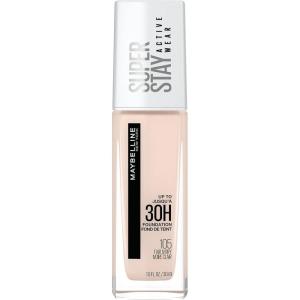 imageMaybelline Super Stay Full Coverage Liquid Foundation Active Wear Makeup Up to 30Hr Wear Transfer Sweat ampamp Water Resistant Matte Finish Warm Nude 1 Count105 FAIR IVORY