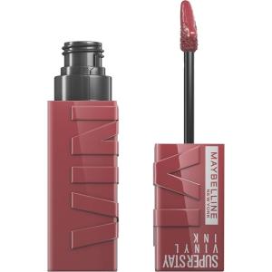 imageMaybelline Super Stay Vinyl Ink Longwear NoBudge Liquid Lipcolor Makeup Highly Pigmented Color and Instant Shine Coy Rose Mauve Nude Lipstick 014 fl oz 1 Count40 WITTY