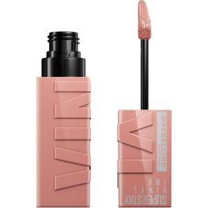 imageMaybelline Super Stay Vinyl Ink Longwear NoBudge Liquid Lipcolor Makeup Highly Pigmented Color and Instant Shine Coy Rose Mauve Nude Lipstick 014 fl oz 1 Count95 CAPTIVATED