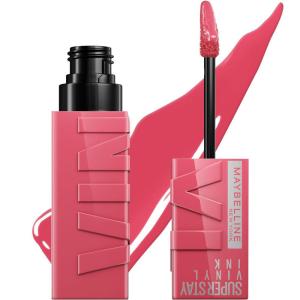imageMaybelline Super Stay Vinyl Ink Longwear NoBudge Liquid Lipcolor Makeup Highly Pigmented Color and Instant Shine Coy Rose Mauve Nude Lipstick 014 fl oz 1 Count145 ROGUE
