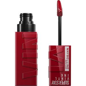 imageMaybelline Super Stay Vinyl Ink Longwear NoBudge Liquid Lipcolor Makeup Highly Pigmented Color and Instant Shine Coy Rose Mauve Nude Lipstick 014 fl oz 1 Count10 LIPPY