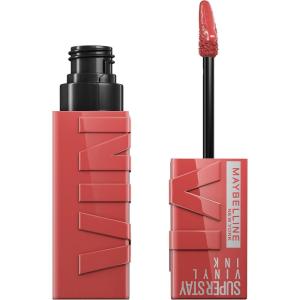 imageMaybelline Super Stay Vinyl Ink Longwear NoBudge Liquid Lipcolor Makeup Highly Pigmented Color and Instant Shine Coy Rose Mauve Nude Lipstick 014 fl oz 1 Count15 PEACHY