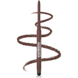 imageMaybelline Tattoo Studio Automatic Gel Pencil Waterproof Eyeliner Blendable Smudge Resistant Matte Eyeliner For Up To 36HR Wear Sleepless SapphireExpressotini Smokey Brown