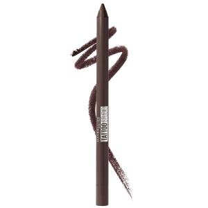 imageMaybelline Tattoo Studio Sharpenable Gel Pencil Waterproof Eyeliner LongLasting Eyeliner With Smooth Gel Pigments For Up To 36HR Wear Galactic Cobalt 1 Count910 BOLD BROWN
