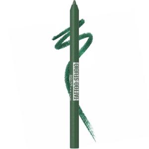 imageMaybelline Tattoo Studio Sharpenable Gel Pencil Waterproof Eyeliner LongLasting Eyeliner With Smooth Gel Pigments For Up To 36HR Wear Galactic Cobalt 1 Count817 HUNTER GREEN