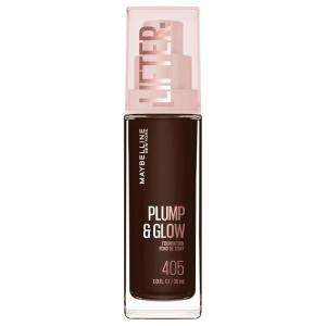 imageMaybelline Lifter Plump amp Glow Foundation Liquid Foundation with 2 Niacinamide  Hyaluronic Acid Plumping and Brightening Face Makeup 220 1 Count405 COOL