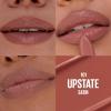 imageMAYBELLINE Serum Lipstick Hydrating Lip Makeup with 8HRs of Lip Plumping Moisture with Hyaluronic Acid  Oil Blend Hold The Door Midtone Mauve Matte101 UPSTATE