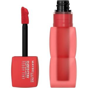 imageMAYBELLINE Super Stay Teddy Lip Tint Long Lasting Matte Lipstick for Up To 12HR Wear Endgame 1 CountCOQUETTISH
