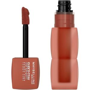 imageMAYBELLINE Super Stay Teddy Lip Tint Long Lasting Matte Lipstick for Up To 12HR Wear Endgame 1 CountFAUX FRECKLE