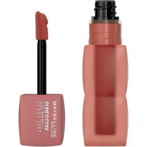 imageMAYBELLINE Super Stay Teddy Lip Tint Long Lasting Matte Lipstick for Up To 12HR Wear Endgame 1 CountKITTEN HEEL