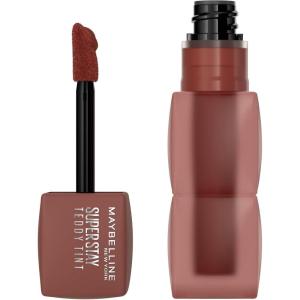 imageMAYBELLINE Super Stay Teddy Lip Tint Long Lasting Matte Lipstick for Up To 12HR Wear Endgame 1 CountMASCARA TEAR