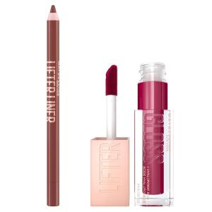 imageMaybelline Lifter Gloss and Lifter Liner Bundle Lip Gloss and Lip Liner in Shades Petal and Fine Line Pack of 2Tafft  Lets Bounce