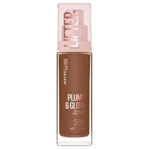imageMaybelline Lifter Plump amp Glow Foundation Liquid Foundation with 2 Niacinamide  Hyaluronic Acid Plumping and Brightening Face Makeup 115 1 Count368 NEUTRAL